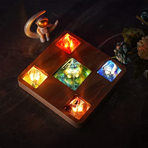 Kanpura Healing Crystals Paperweight,Healing Crystal Gemstone Pyramid,Crystal Butterfly Figurines With Clear Glass Ball Base,Glass Butterfly Statues #TOP7