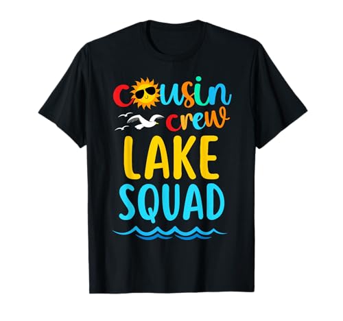 Cousin Crew Lake Squad 2026 Summer Vacation Family Matching T-Shirt