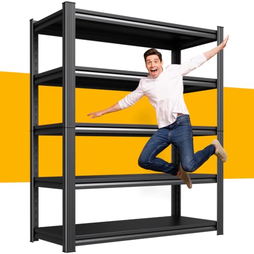 5-Tier Adjustable Garage Metal Shelves