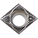 Kyocera CCGT 32505MFPGF PR1425 Grade PVD Carbide, 80 Degree Diamond, Positive Rake Angle, Neutral Turning Insert for Light Interruption and Finishing in Steel and Stainless Steel (10 pcs)