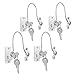 Price comparison product image Neoteck 4 PCS Kids Window Door Restrictor Lock Baby Child Safety Security Cable Wire with Drilling Screws Keys for Home Public and Commercial-White