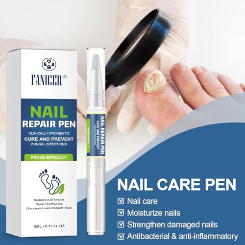 3 Stück Nail Repair pen, Nagelpflegestift, Nail Care Pen Für Nagelpflege für Fußnägel, Befeuchtung der Nägel, Schutz & Stärkung Brüchiger Nägel, Nagelwachstum Fördern