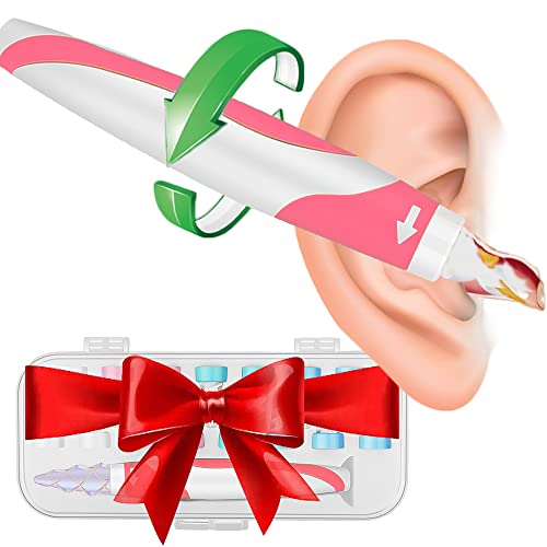 EPILUM Q-grips Limpiador de Oidos,Limpia oidos espiral, con 16 Cabezales de Silicona Reemplazables Limpiador Oídos Kit de Herramientas, para niños y adultos Cover