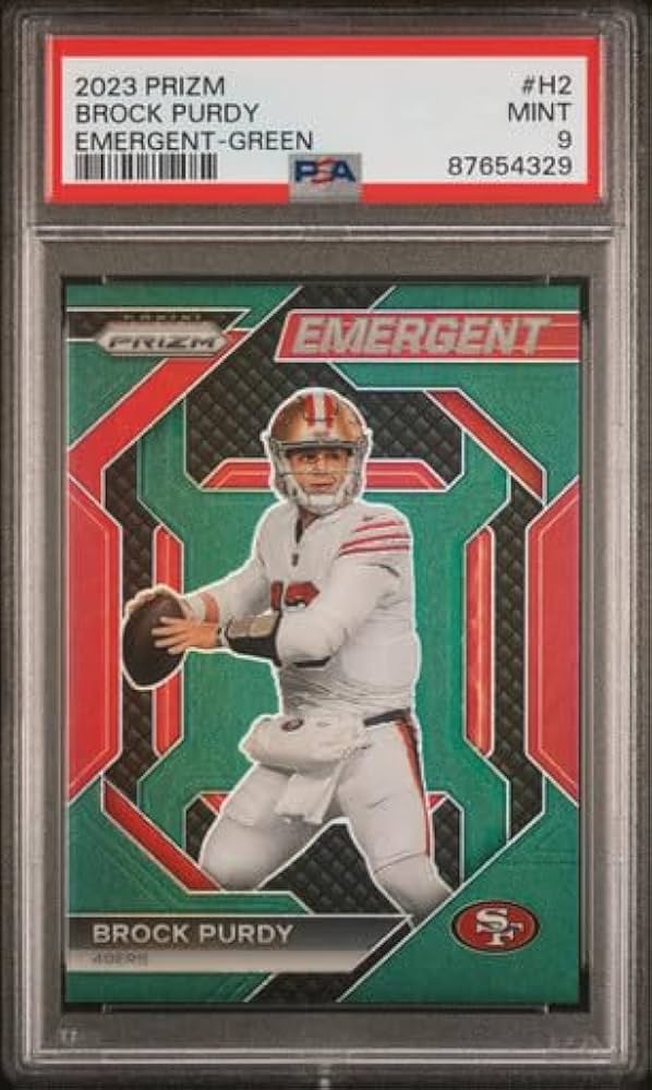 Amazon.com: Brock Purdy 49ers 2023 Panini Prizm Emergent