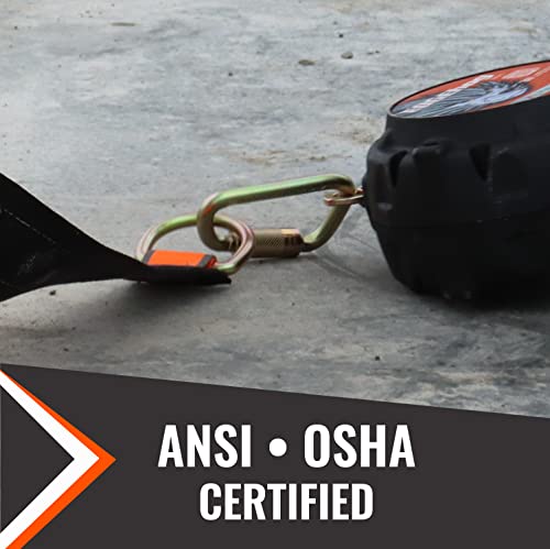 Image of Malta Dynamics Fall Protection Carabiner Clip, High Strength Professional Grade, OSHA /ANSI Compliant