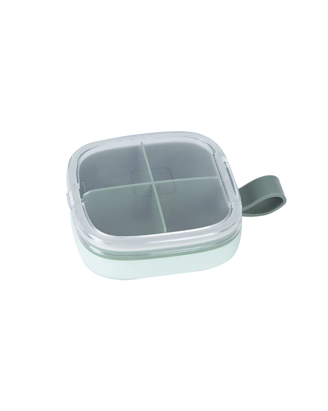 MARKET 99 BPA-Free Medical Box | Olive Green 4-Section Medicine Organizer for Home, Office, Travel, Camping, Gym & Daily Use | Portable Emergency Pill Storage Carrier