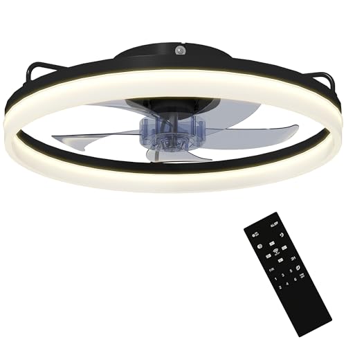 PRONTO PER L'INSTALLAZIONE: Ventilatore da soffitto con luce già assemblato; segui istruzioni per cablaggio e installazione, ottenendo subito illuminazione e ventilazione ottimali.