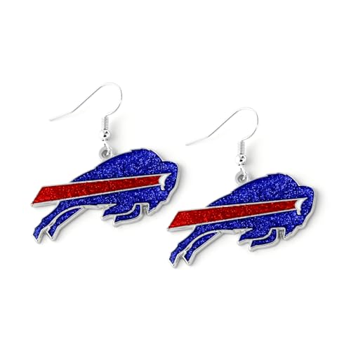 NFL Buffalo Bills Glitter Dazzle Earrings
