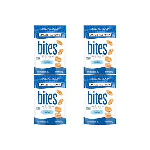Image of Snack Factory Sea Salt Bites, 9 Oz Bag (Pack of 4)