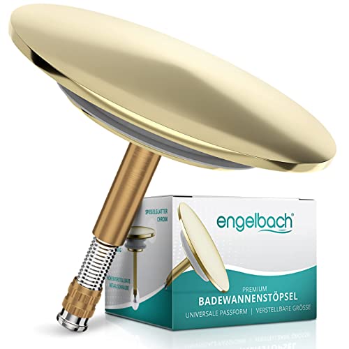 Engelbach Gold Badewannenstöpsel Universal
