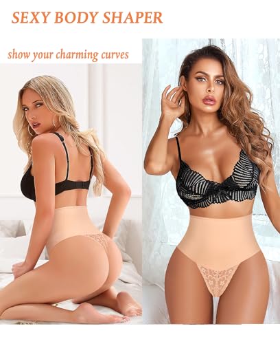 Image of Womens Thong Shapewear Mid to High Waisted Shaper Thong WN0017