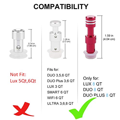 Juntas de válvula flotante para olla Instant Pot Duo 8 Qt 7 unidades miniatura 2