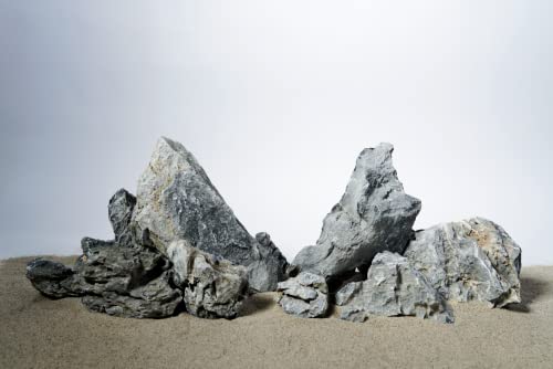 Image of LANDEN Seiryu Stones Natural Rocks for Aquarium, Paludarium, Terrariums, Landscaping Rocks, Aquascaping, 80L (36lbs) 3-11in, Seiryu Stones(3-11inch,36lbs)