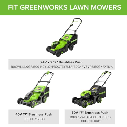 Image of Greenworks 17 inch Replacement Lawn Mower Blade, 17 inch Compatible with 24V x 2 / 40V / 60V Brushless Mowers