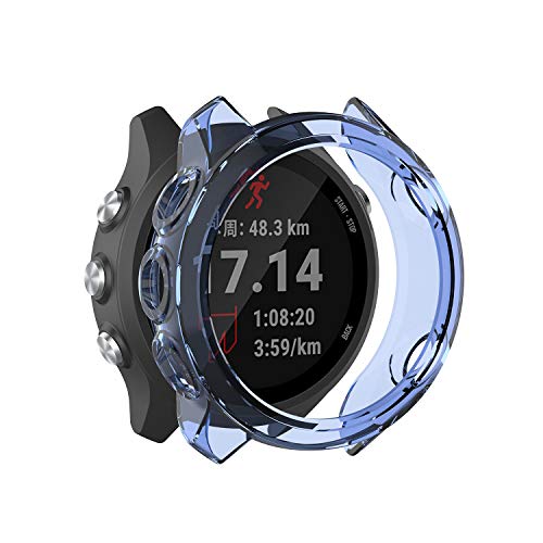 Image of Case Cover Compatible with Garmin Forerunner 245 Smartwatch Protective PC Bumper Armor Case Protector for Forerunner 245 /245 Music (Multicolor)