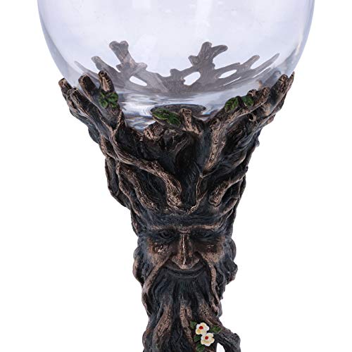 Nemesis Now Bronze Forest Nectar Ancient Tree Spirit Green Man Goblet Wine Glass, 1 Count (Pack Of 1) #TOP4