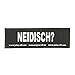 Julius K9 8151610 2 Sticker Velcro Inscription Neidisch