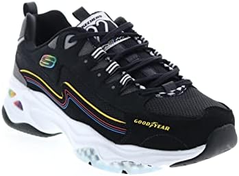 Skechers DLites 4.0 - Fast Drive Womens Fashion Trainers, Black/Multi - 7 US | Image 3