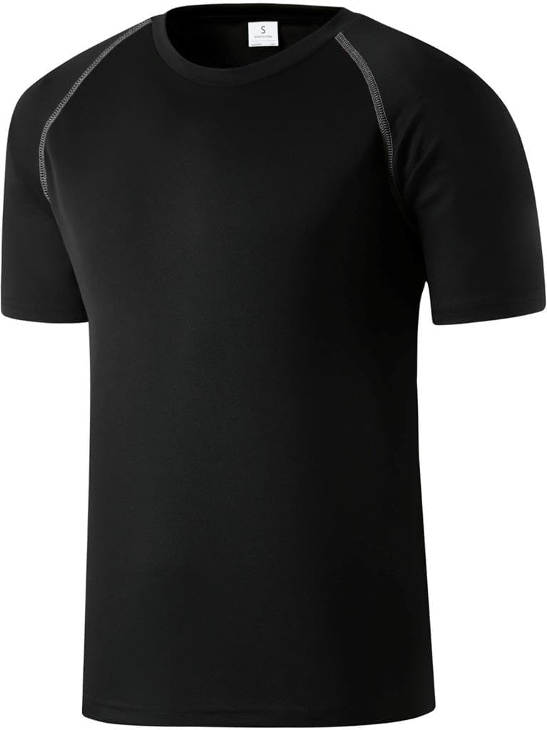Men's Activewear T-Shirt Sport Tee Shirt Athletic Running Gym Workout Tshirt Golf Tennis Tops Quick Dry LSL449