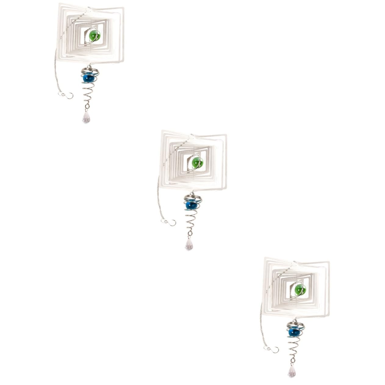 Carillon éolien pivotant à 360° Toyvian en acier inoxydable grand effet rotatif coloré