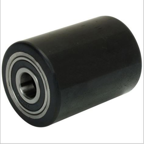 Load Roller Wheel Pallet Jack Jet Model J PT2748J Black UltraPoly on Steel Hub