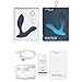 We-Vibe Vector Vibrating Butt Plug Adult Sex Toy | Silicone Prostate Massager Male Sex Toy | Long Distance App Anal Vibrator | 10 Modes Anal Plug for Couples | Waterproof & Rechargeable | Blue