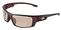 Vista 11 de Bullhead Safety Dorado - Lentes de seguridad con doble lente, ANSI Z87+, lentes de luz azul con protección contra la luz UV y revestimiento marco