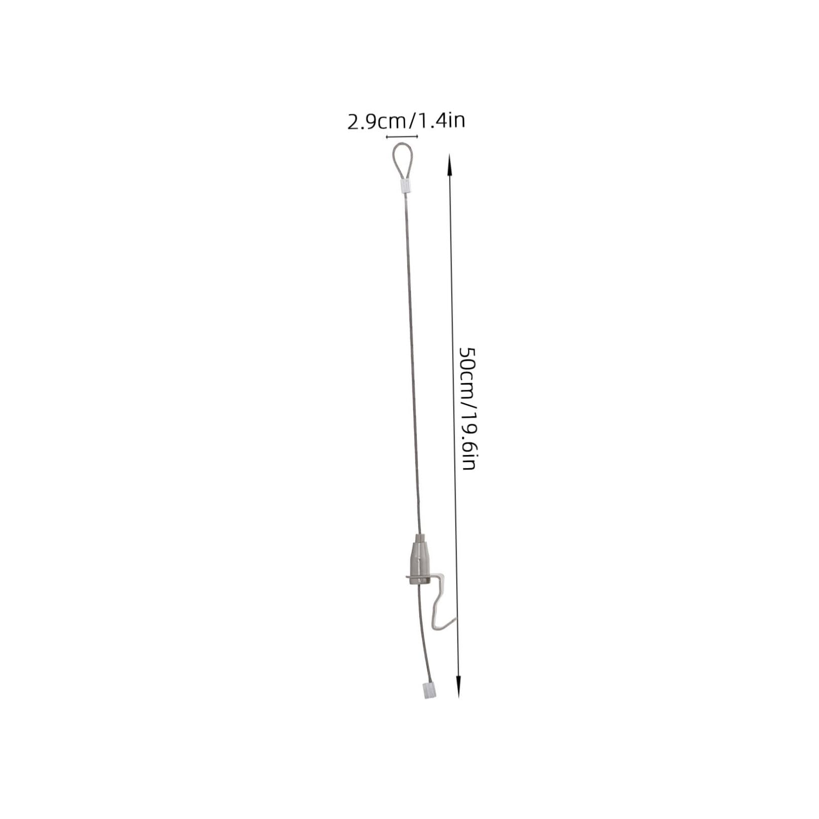 Kit 10 Set Ganci Regolabili per Quadri in Acciaio Inossidabile Argento per Appendere Immagini e Opere D'arte, Facile da Installare, per Casa e Esposizioni