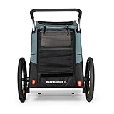 Burley Bark Ranger Fahrradanhänger Schwarz/Blau Einheitsgroße