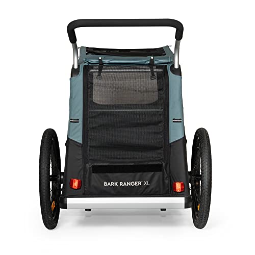 Burley Bark Ranger Fahrradanhänger Schwarz/Blau Einheitsgroße