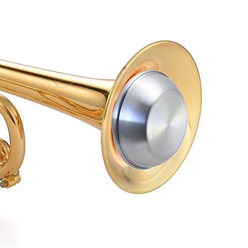 image for LotFancy Trumpet Mute, Lightweight Aluminum Straight Mute for Jazz, 3.