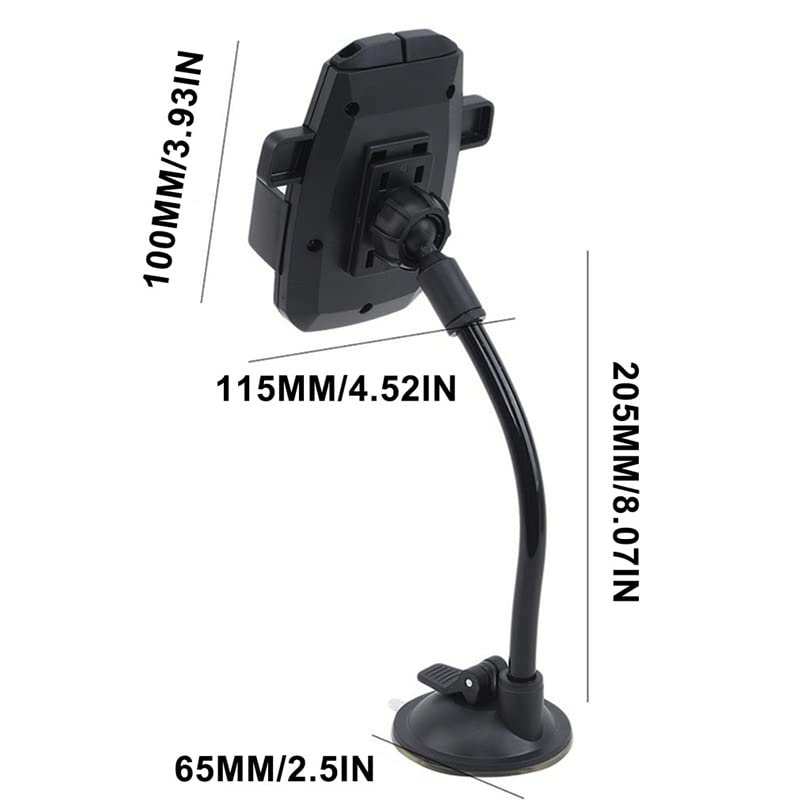 Soporte para teléfono móvil ZHCHAO portátil con succión 360 grados para salpicadero y ventilación 3