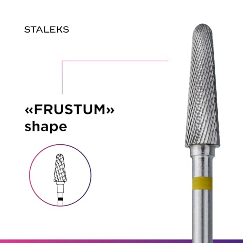 Foret à ongles gel acrylique Staleks Frustum pour éviter la surchauffe - 5