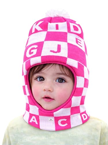 Image of Kidbee Baby Soft Woolen Monkey Cap for Babies | Warm & Stretchable Winter Cap | Unisex Multicolor Beanie