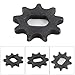 Hapivida Chain Sprocket, Heavy Duty 9-Tooth Metal Gear Motor Sprocket with 12x17mm Inner Hole for Industrial Machinery and DIY Power Transmission