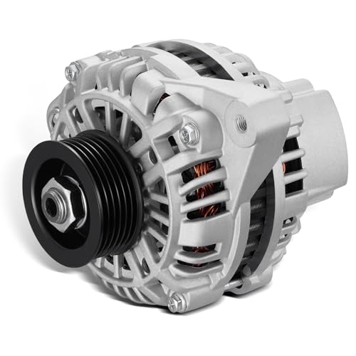 Image of BDFHYK Alternator Compatible with Honda Civic 2001-2005 1.7L l4, Compatible with Acura EL 2001-2005 1.7L l4 Replace 06311-PLM-505RM, 13893, 13893N, 213893, 2-13893, 31100PLMA01, 3341427A, 334-1427A
