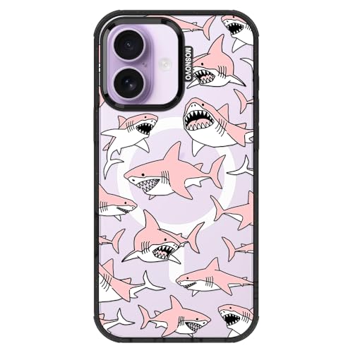Coque iPhone 17 design requins roses antichoc pour vos sorties et photos quotidiennes