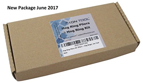 Hog Ring Pliers & 150 Galvanized Hog Rings, Professional Upholstery Installation Kit #TOP5