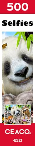 Ceaco - Selfies - Panda & Friends Selfies - 500 Piece Jigsaw Puzzle - Thumbnail 7