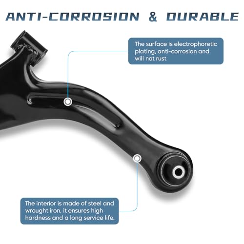 Front Lower Control Arm with Ball Joint Assembly Passenger Driver left right Side Suspension kit for 2004-2012 Ford Escape,2005-2011 Mercury Mariner,Mazda Tribute by Autsurles - Image 4
