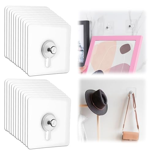 2026 Upgraded Adhesive Frame Titler Hooks, Home Table Without Piercing for...