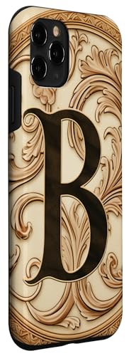 Image of iPhone 11 Pro Boho Chic Floral Wreath Latter M Cute Pastel Case