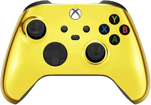 Image of Custom Controllerzz Wireless Controller for Microsoft Xbox Series X /S & Xbox One - Custom Soft Touch Feel - Custom Xbox Series X /S Controller (X /S Gold)