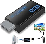 Wii to HDMI Converter, Wii HDMI Adapter 1080P for Full HD Device with 3,5mm...