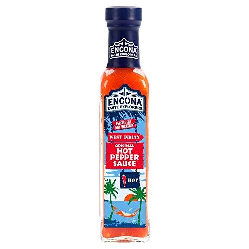 Encona West Indian Original Hot Pepper Sauce 142 ml (Pack of 6) by Encona