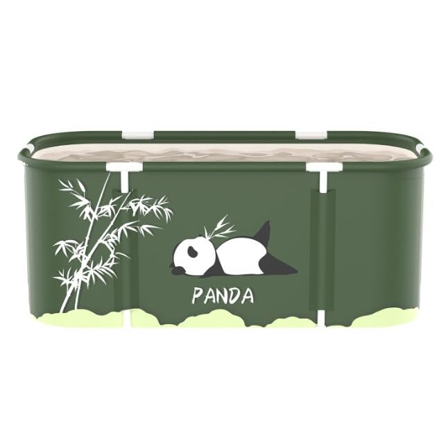 YOPOTIKA Portable Foldable Bath Tub 6-Layer Thick 45x19in Home Travel