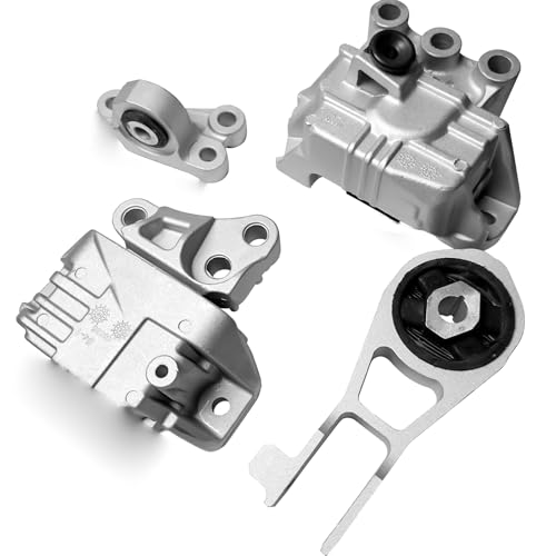 Engine Transmission Mount kit 4PCS Fit for 2015 2016 2017 Jeep Renegade L4 2.4L Replacement for 68363996AA 68363755AA 68258599AA 68363756AA VINSYUT