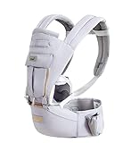 Baby Carrier Wrap Newborns to Toddler with Hip Seat Lumbar Support Perfect for 7-66lbs All Seasons All Position
