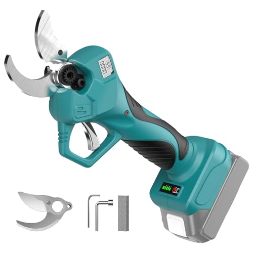 Akku-Astschere Professionelle Passend für Makita 18V Akku mit LCD Anzeige und bürstenlosem Motor Max 40mm Schneiddurchmesser Für Zweige, Sträucher und Stämme (inkl. Ersatzklinge, Ohne Akku) Akku-Astschere Professionelle Passend für Makita 18V Akku mit LCD Anzeige und bürstenlosem Motor Max 40mm Schneiddurchmesser Für Zweige, Sträucher und Stämme (inkl. Ersatzklinge, Ohne Akku)