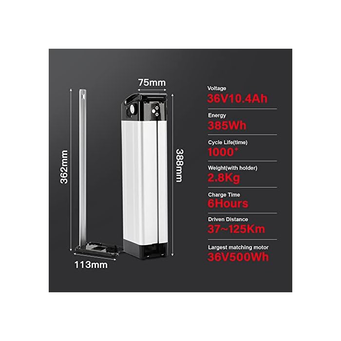 SEASON Ebike Battery 36V 10.4Ah 15.6Ah - Image 3